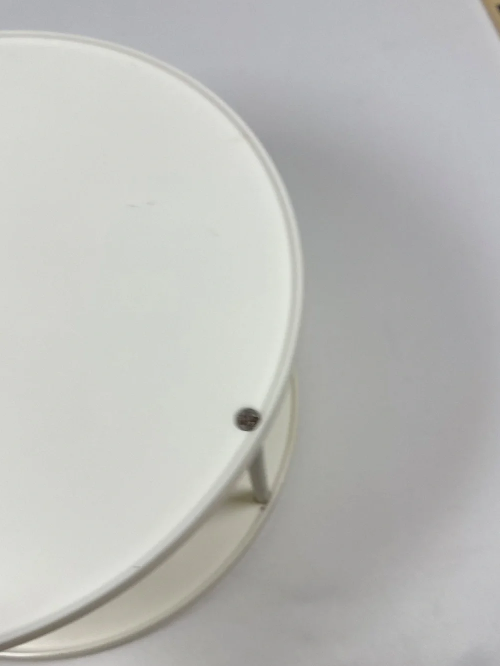 Rubbermaid 2 Tier Plastic Lazy Susan Glides without Hesitation White Vintage